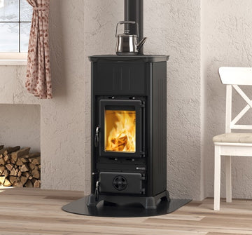 EMILIANA STEEL - Estufa Leña - La Nordica-Extraflame