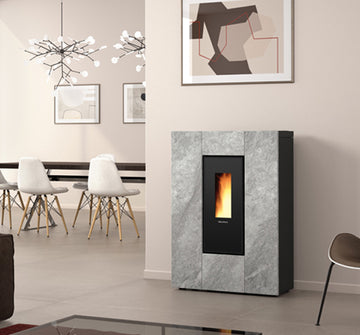 MARILENA PLUS AD PIEDRA - Estufa canalizada pellet - La Nordica-Extraflame