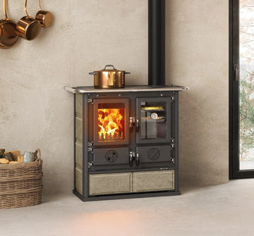 ROSETTA 5.0 PETRA - Cocina Leña - La Nordica-Extraflame