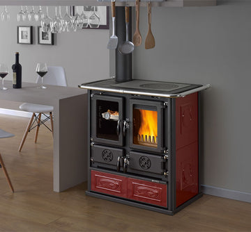 ROSETTA SINISTRA 5.0 CERAMICA - Cocina Leña - La Nordica-Extraflame