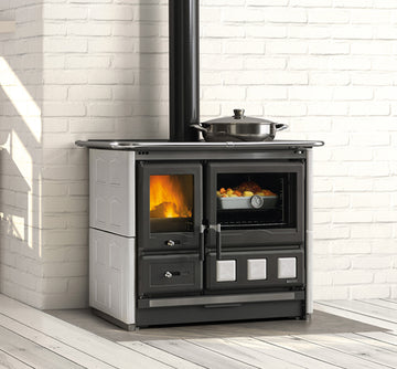 ROSA XXL 5.0 - MAIOLICA - Cocina Leña - La Nordica-Extraflame